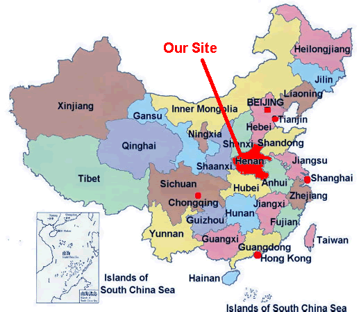 map of china